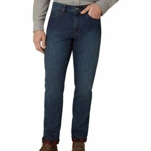 Eddie Bauer Flannel Lined Denim - Blue Denim - Size 40x30